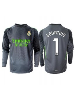 Billige Real Madrid Thibaut Courtois #1 Keeper Tredjedrakt 2025-26 Langermet